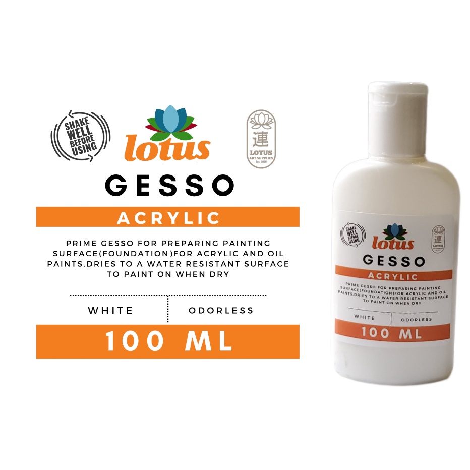 

HJ6 LOTUS Acrylic Gesso Primer Decoupage 1 ml