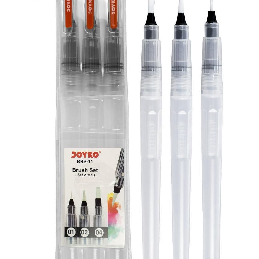 

Diskon Brush Set Alat Lukis Kuas Cat Air Poster Acrylic Joyko BRS11