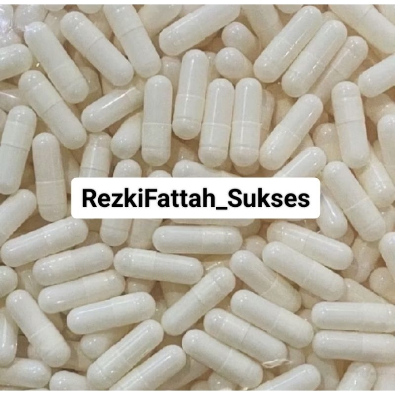 Kapsul Kosong 0 Putih Susu Isi 1000 butir