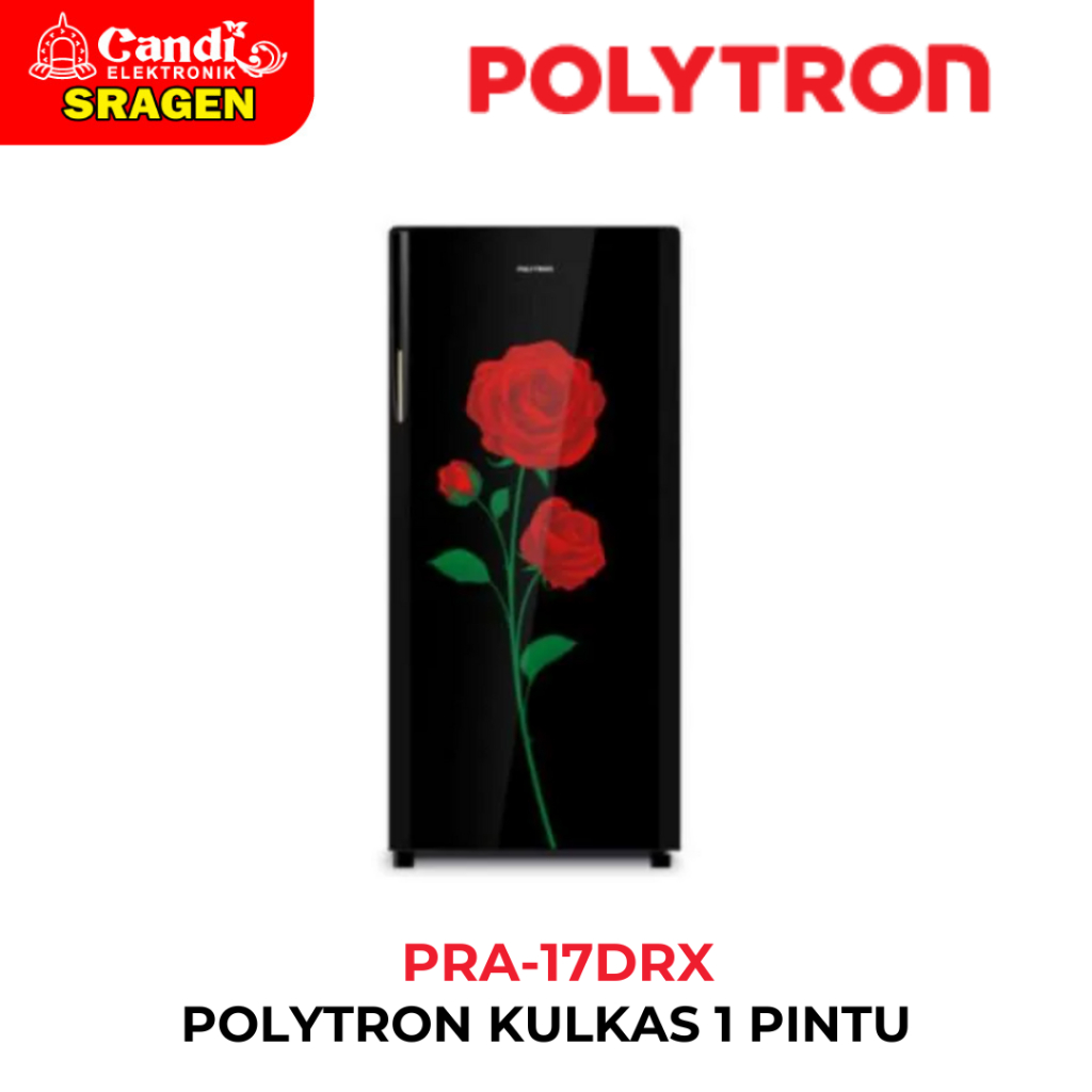 POLYTRON POLYTRON Kulkas 1 Pintu Belleza Varia 170 Liter - PRA-17DRX