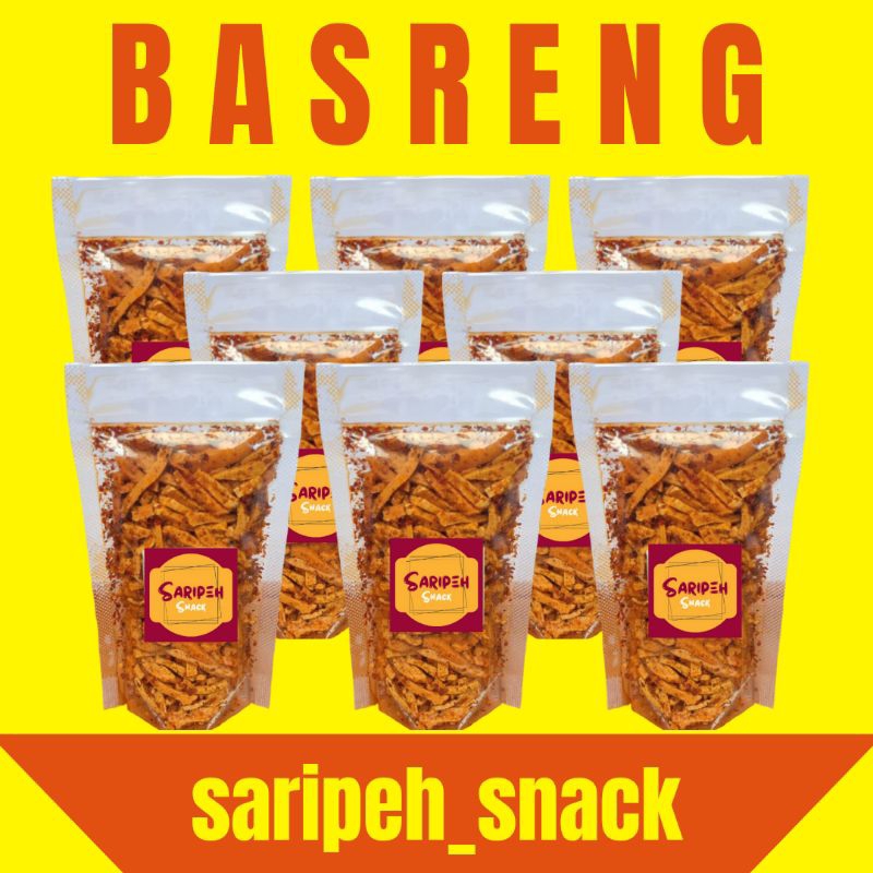 

Basreng 60 gr / Basreng 60 gram basreng Pedas Original daun jeruk basreng daun jeruk saripeh_snack cemilan viral