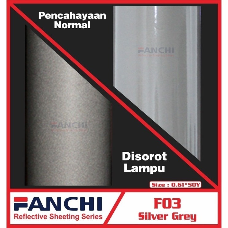 Stiker Skotlet Refelektif Nyala Fanchi Reflektor Mobil Motor Reflective Terang