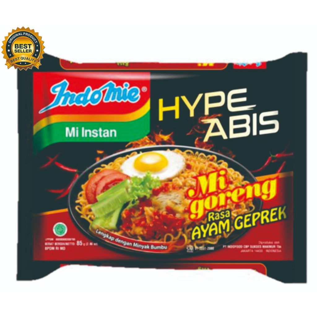 

INDOMIE GORENG RASA AYAM GEPREK / MIE INSTAN