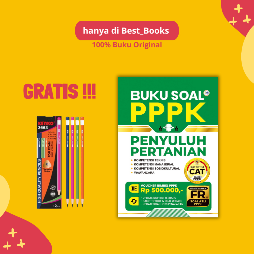 Forum Edukasi - Buku Soal PPPK Penyuluh Pertanian Update Terbaru FR Soal Asli Pppk - Original