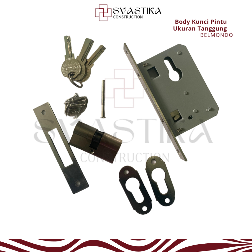Body Kunci Pintu Tanggung Belmondo Body Kunci Pintu Solid