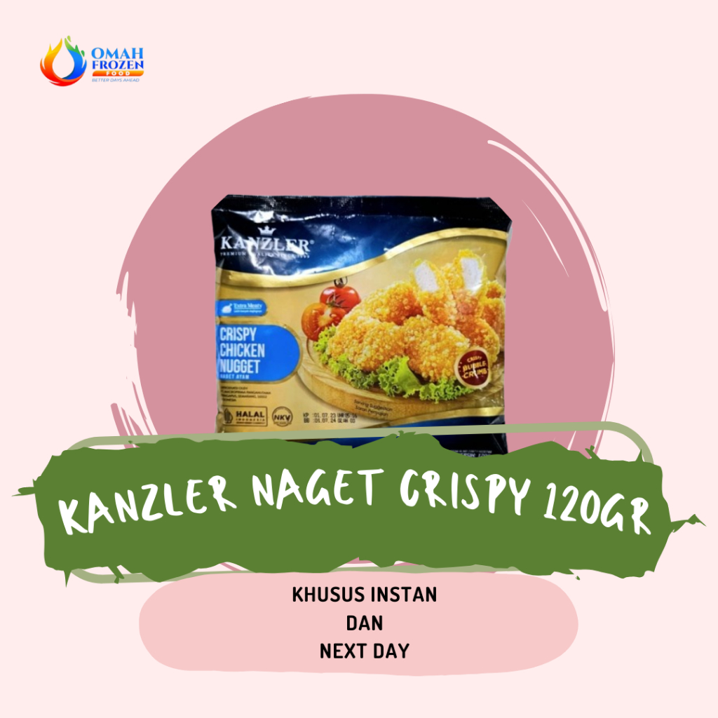 

Kanzler Chicken Nugget Naget Ayam Crispy (KHUSUS INSTANT & NEXT DAY)