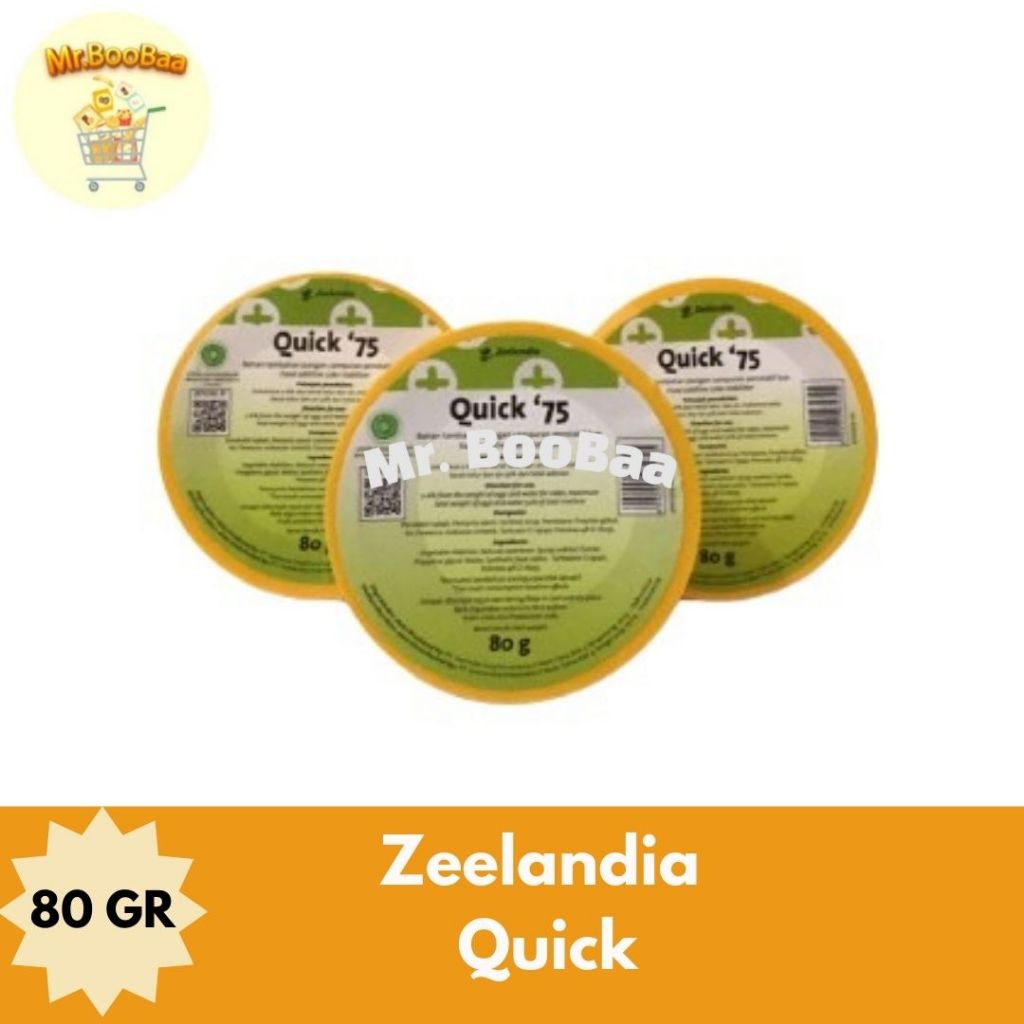 

ZEELANDIA QUICK '75 80GR / STABILIZER CAKE 80GR