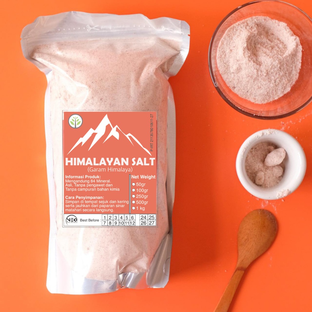 

Garam Himalaya 50 gram / Pink Himalayan Salt 50 gr / Garam Himalaya Asli / Garam Himalaya Murah