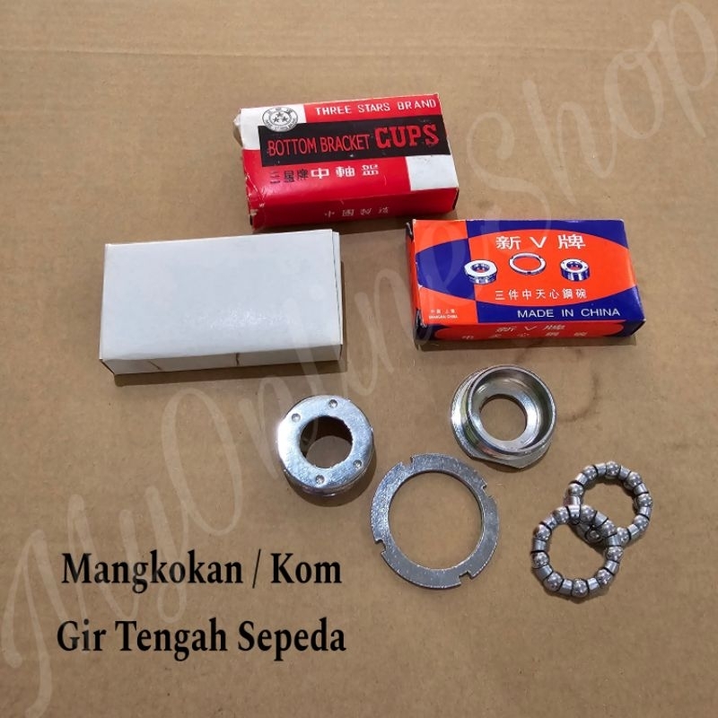 Mangkokan Gir Tengah Sepeda Kom Gir Tengah Sepeda BB Cups Federal Mini CTB Lipat Jengki MTB Mangkoka