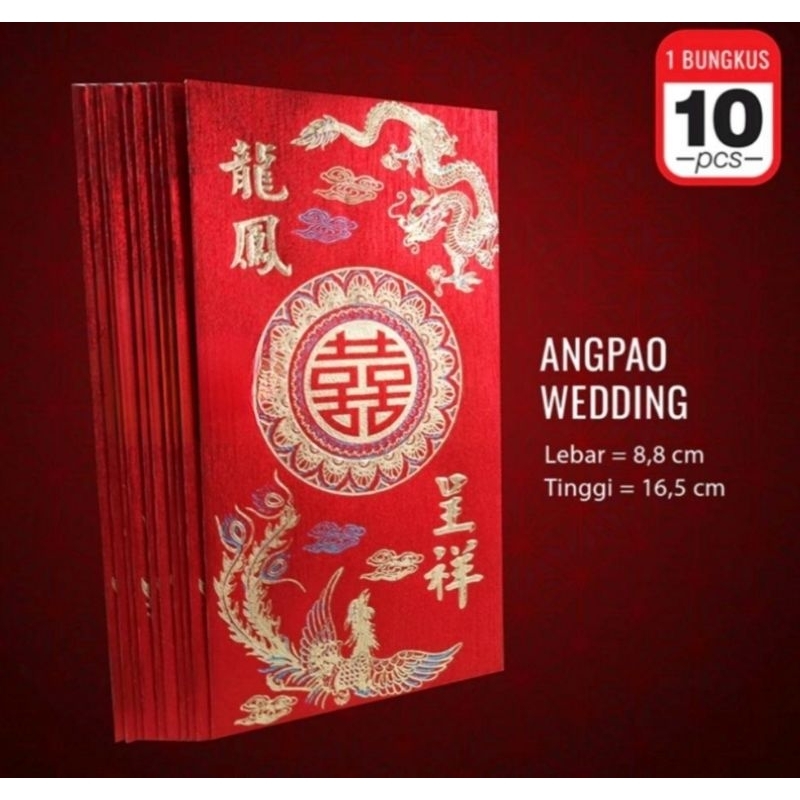 

angpao longfeng naga panjang wedding sangjit isi 20 lembar