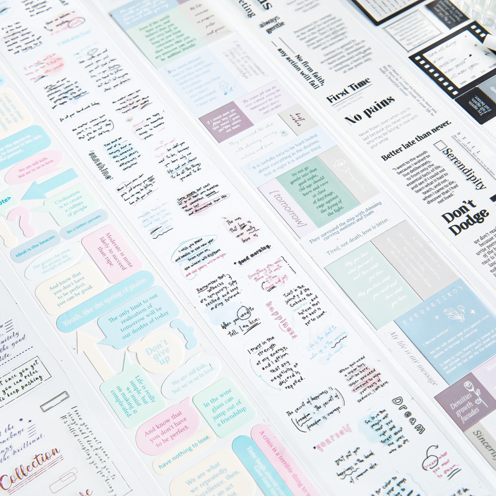

Washi Tape 50mmx2m Seri Hidup Adalah Puisi (Kiss-Cut) Sticker Aesthetic Dekorasi Journal Vintage Retro Scrapbook Jurnal Stiker Selotip