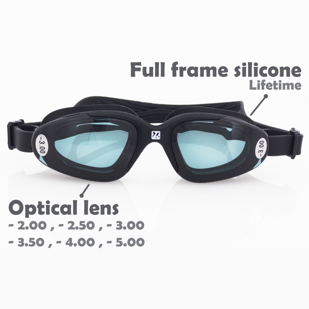 Lasona Swim Goggles Optical Power Minus Kacamata Renang KC-PWR Stok SURABAYA