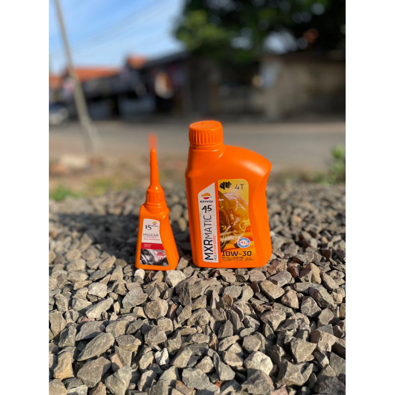 Paket Hemat Oli Mesin Matic Repsol Matic dan Oli Gear Gardan Repsol