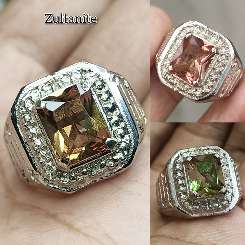 Cincin zultanite rubah warna