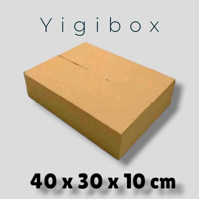 

Kardus Karton Box Ukuran 40x30x10 CM.... ST Single Wall Polos Untuk Packing Souvenir dll