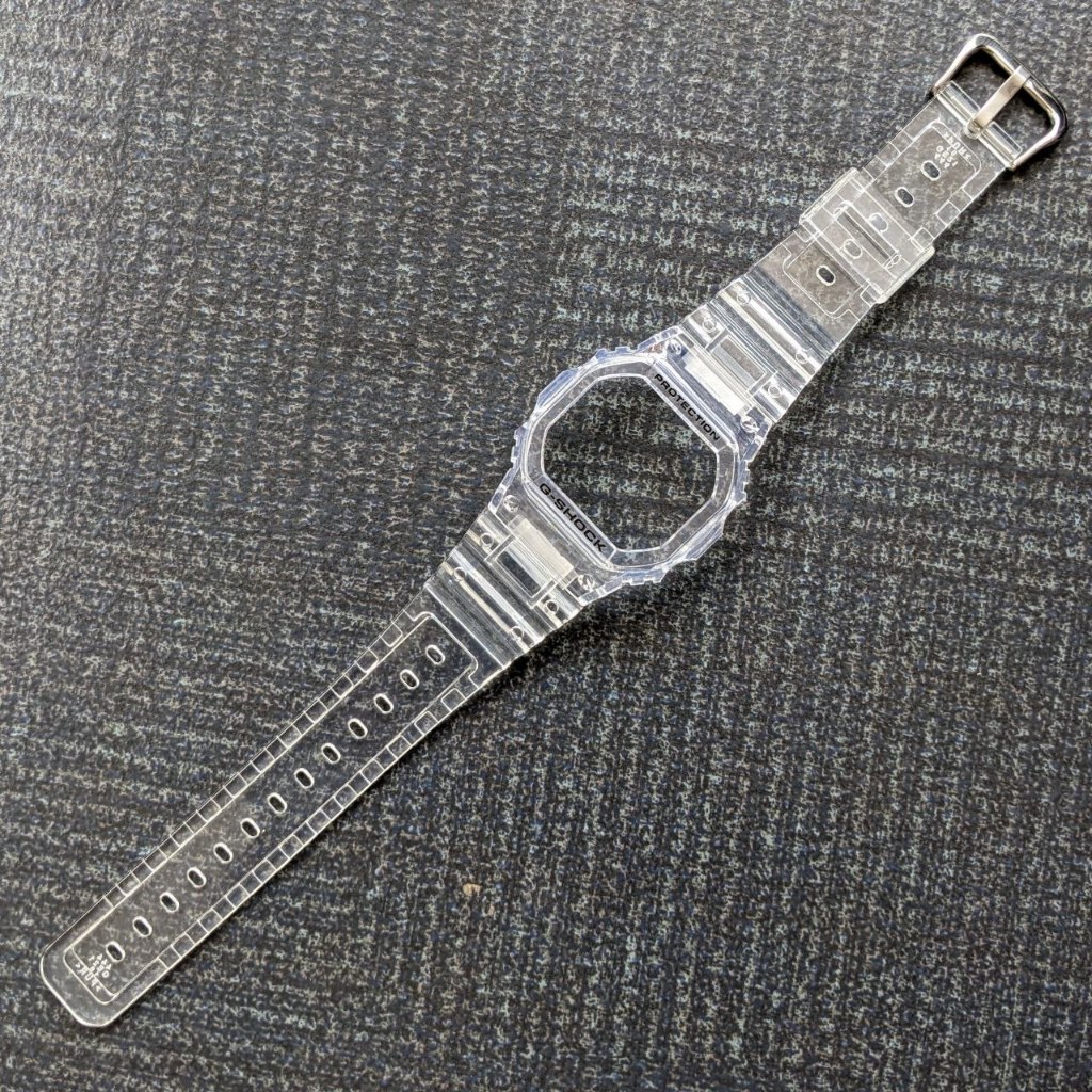 BEZEL STRAP BAND CASIO GSHOCK G SHOCK DW 5600 GW B5600 DW 5030 DW 5035 JELLY CLEAR POLOS