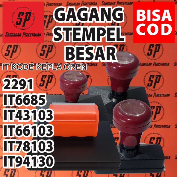 

Gagang Stempel Flash / Warna / Otomatis Besar 2291 43103 66103 78103 IT94130