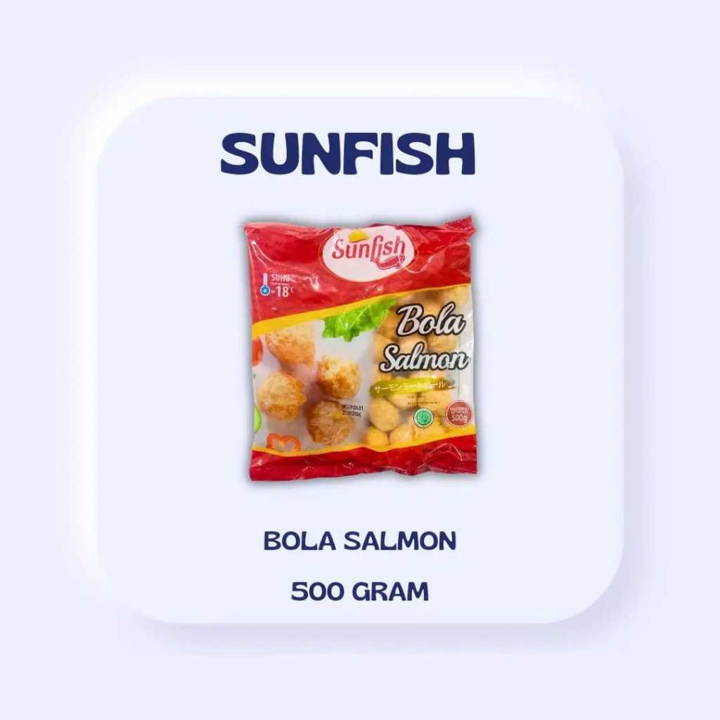 

ADDRIELLA Sunfish Bola Salmon 500gr | Sunfish/Frozenfood/Frozenfood Murah
