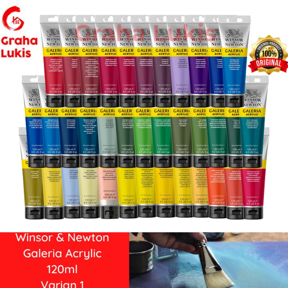 

Galeria Acrylic Winsor Newton 12ml Varian 1 Cat Akrilik 12 ml