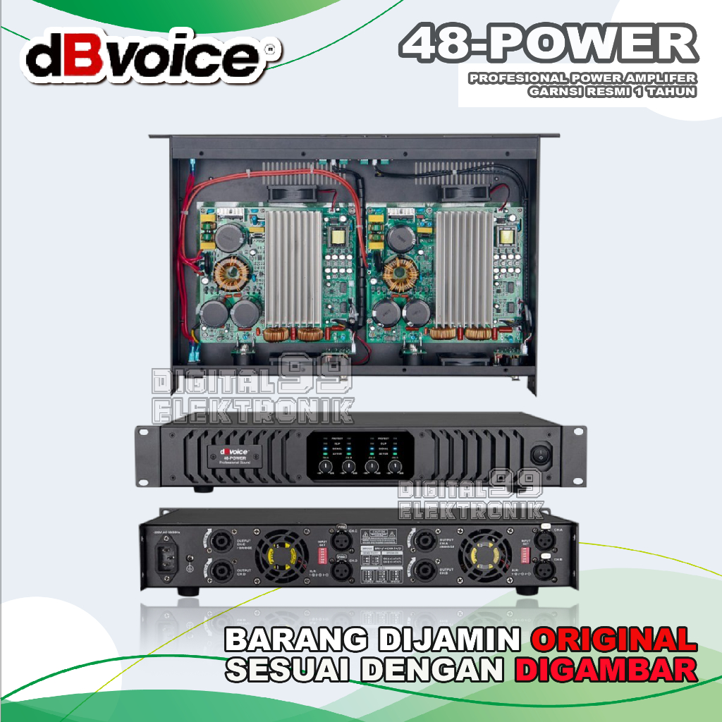 Power Amplifier Class D DB VOICE 48POWER | 48 POWER | 48-POWER Original
