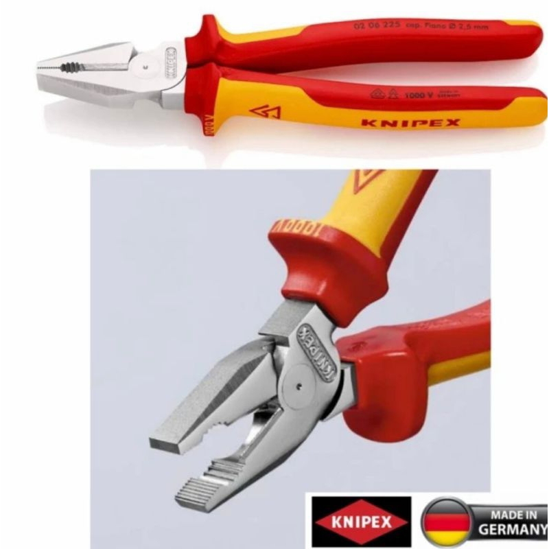 Knipex Tang Kombinasi 9Inch Knipex 02 06 225 Combination Pliers