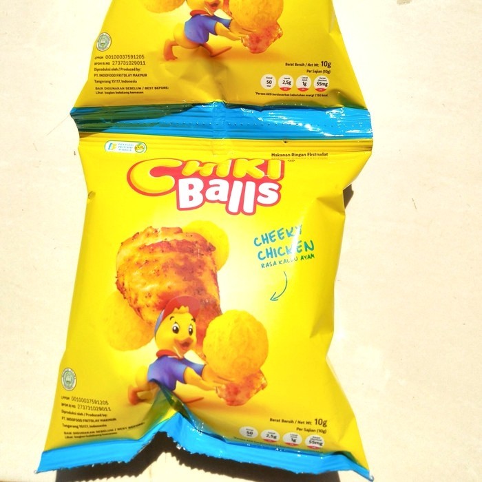 

Chiki Balls 1 renceng isi 10 @ 16 gram