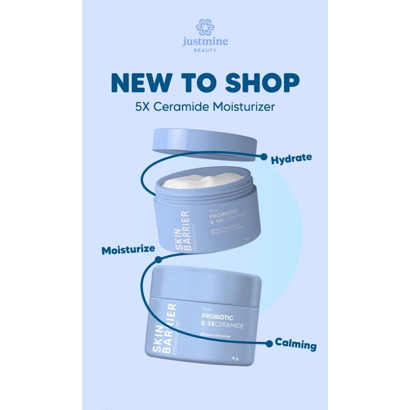 MOISTURIZER PROBIOTIC JUSTMINE MEMPERBAIKI SKIN BARRIER