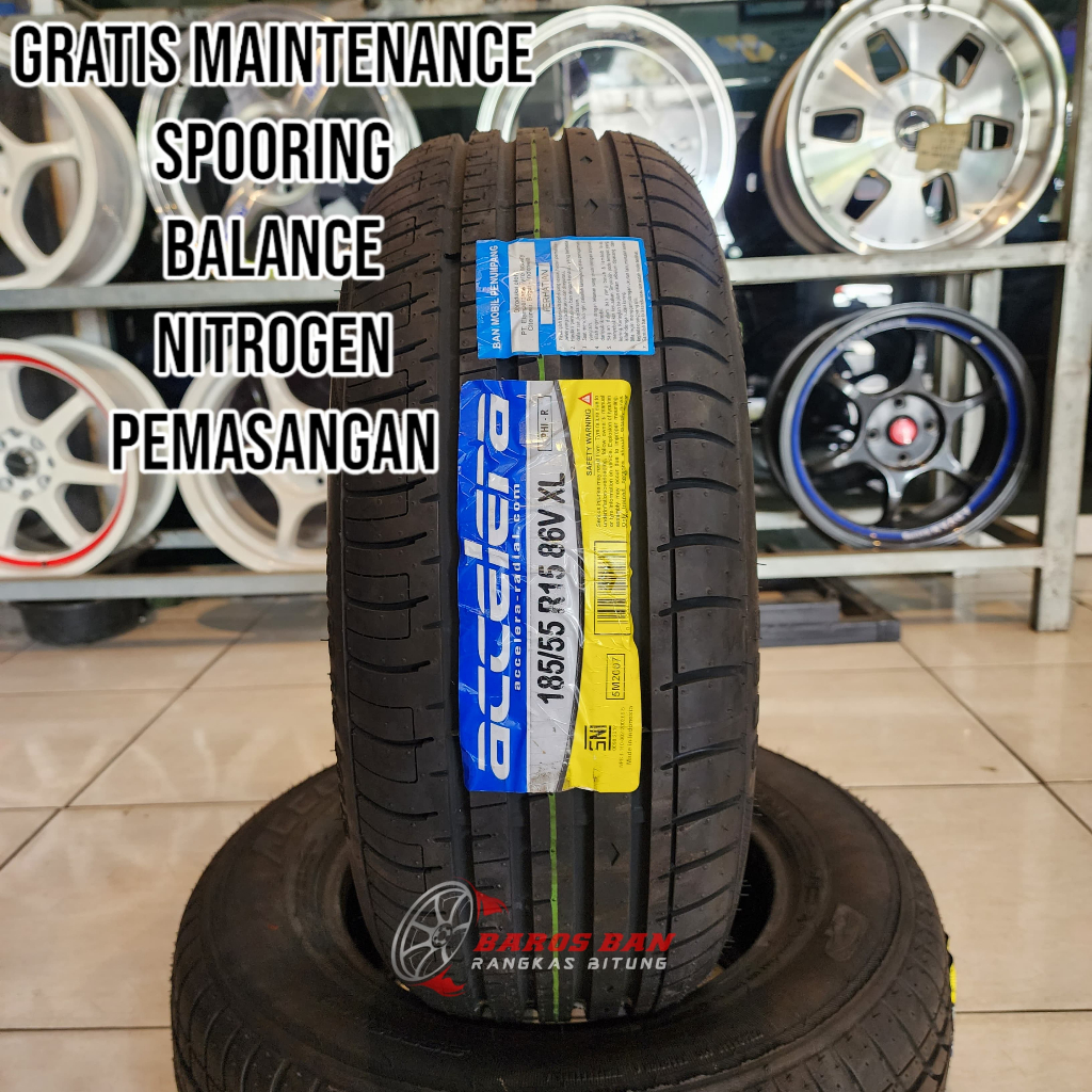 Ban murah ring 15 accelera 185 55 R15 tubles |ban murah mobil brio agya ayla sigra R15