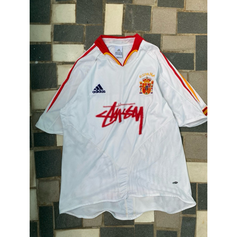 jersey spain away shirt 2004/06 x stussy