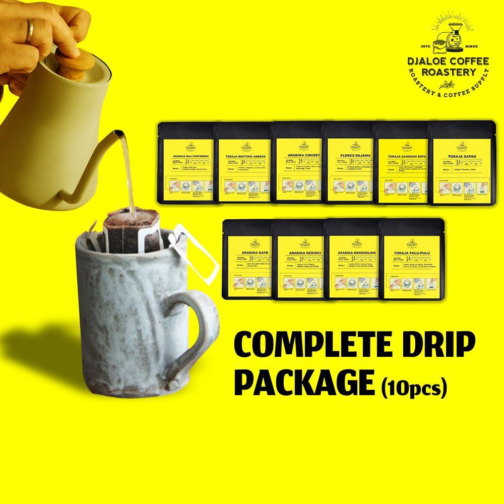 

Complete Dripbag Package 10 Pcs - Djaloe Coffee Roastery