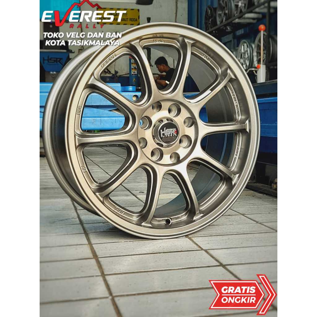 VELG RACING HSR FE03 RING 16 LEBAR 7 BAUT 4 UNTUK MOBIL BALENO, CIVIC, CONFERO