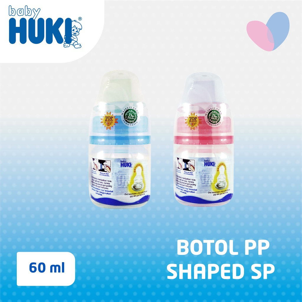 HUKI Botol PP SP Shaped 60 ml [CI 0325]