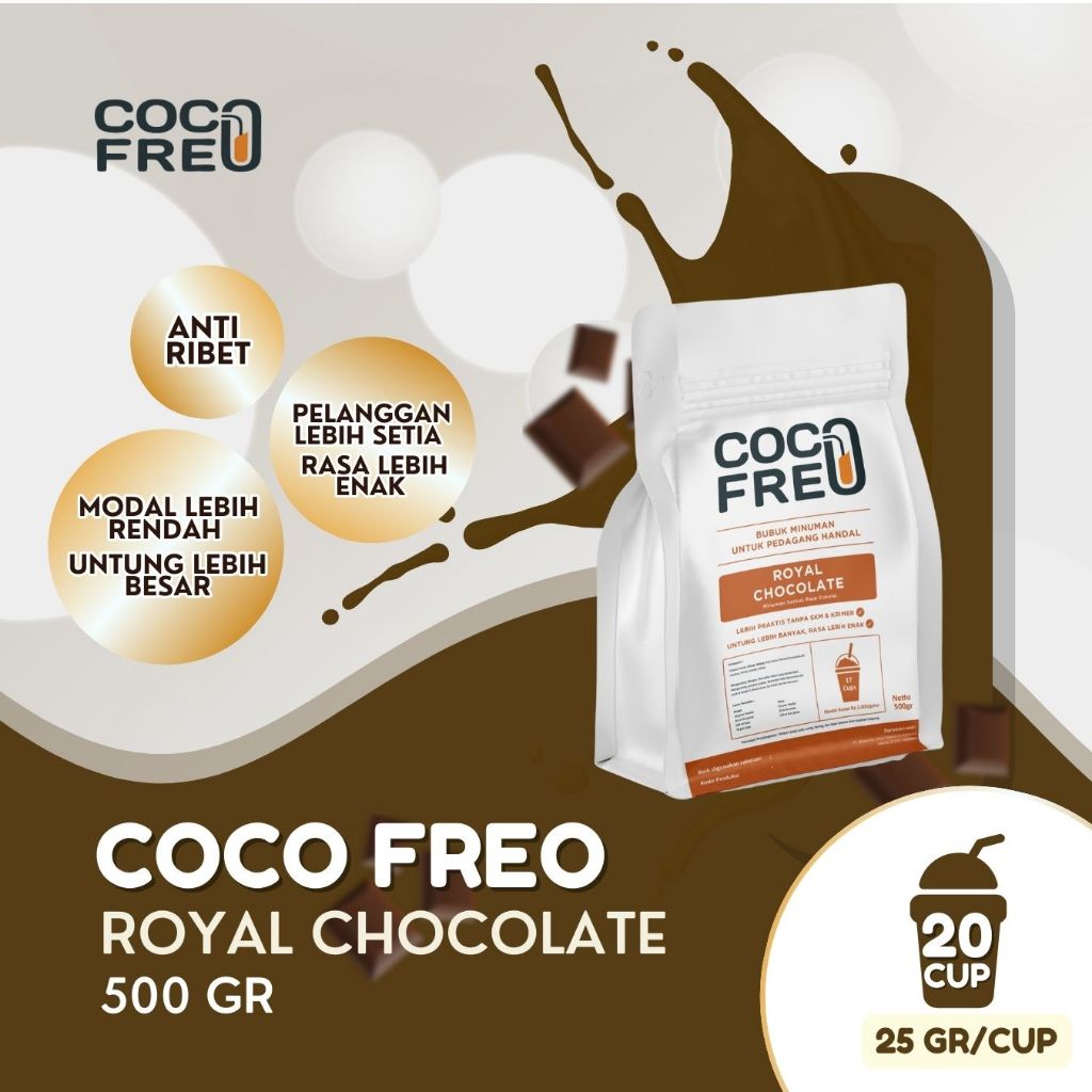 

Bubuk Minuman Royal Chocolate Powder - Cocofreo