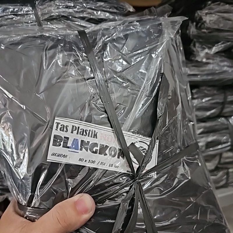 Plastik sampah/trash bag ukuran 80x100