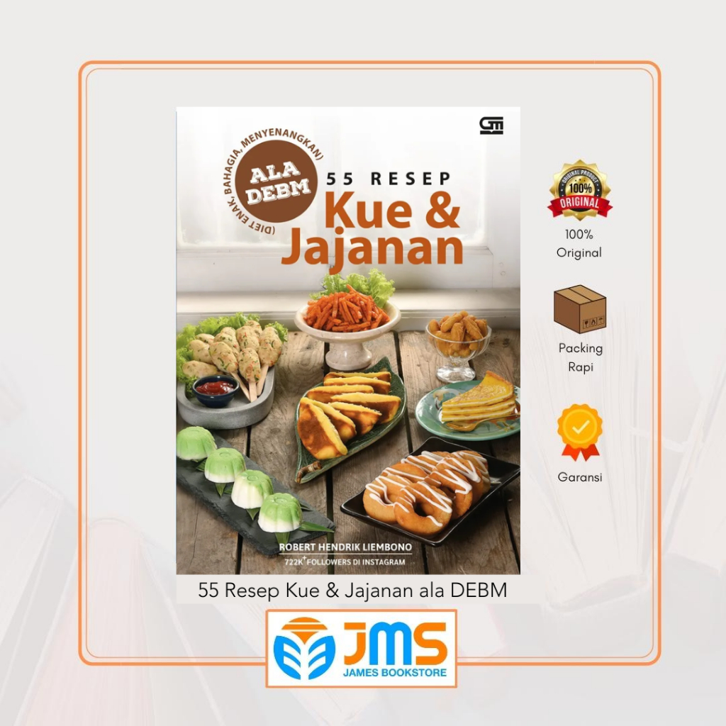 Buku 55 Resep Kue & Jajanan ala DEBM
