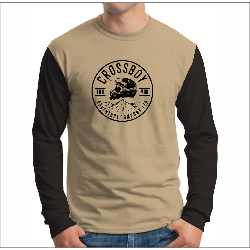 kaos lengan panjang pria crossboy trail adventure reglan motorcross supermoto racing motogp team