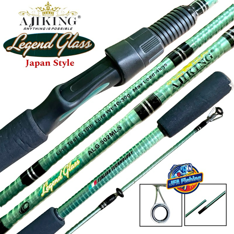 Joran Spinning Rod JS Ajiking LEGEND GLASS 402/502