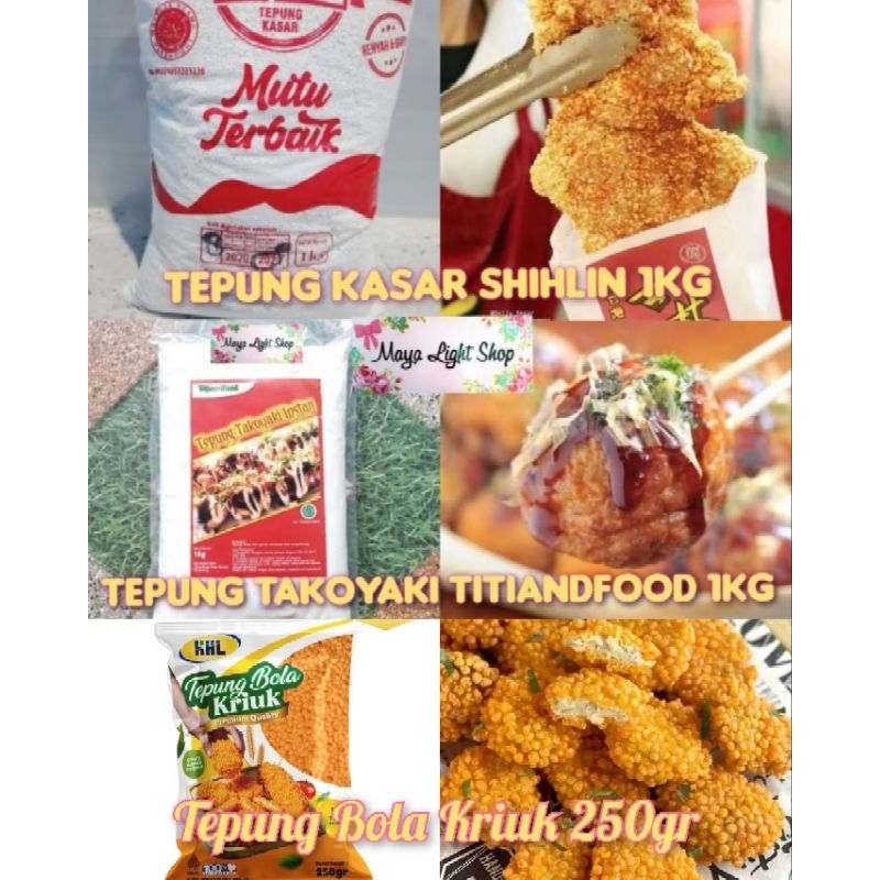 

Tepung shihlin 1kg tepung premix tepung serbaguna takoyaki okonomiyaki premium kasar taiwan snack crispy chicken ayam garing tepung ayam sale promo