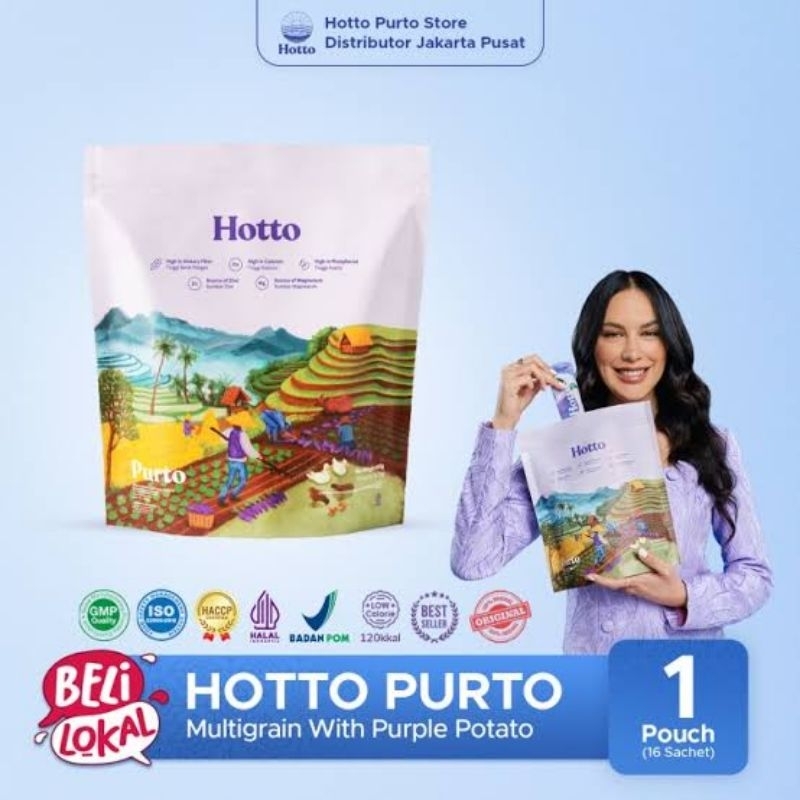 

Hotto Purto Multigrain with Purple Potato 1 Pouch isi 16 Sachet