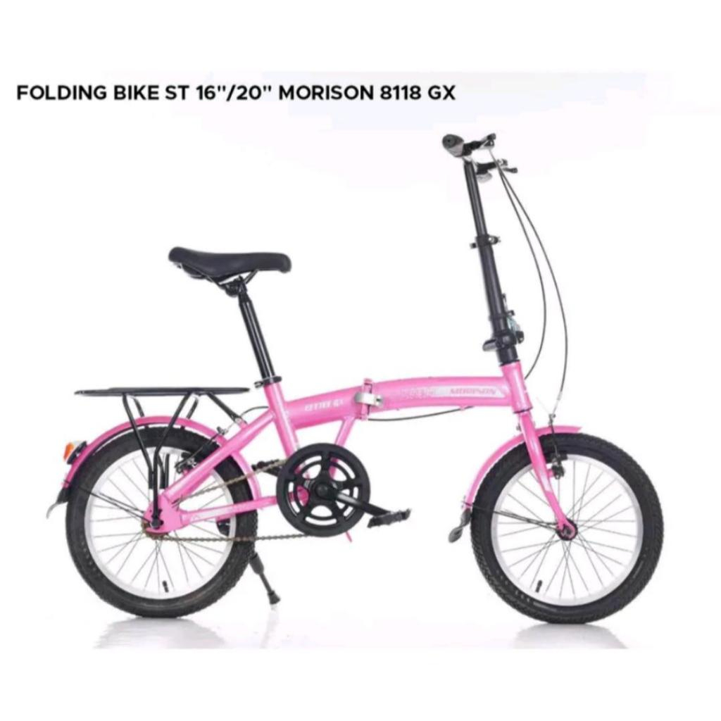 Sepeda Lipat MORISON MS 8117 DB 16 Inch/20 Inch 1x7Speed dan Lipat 20 inch MORISON 8118 GX Single Sp