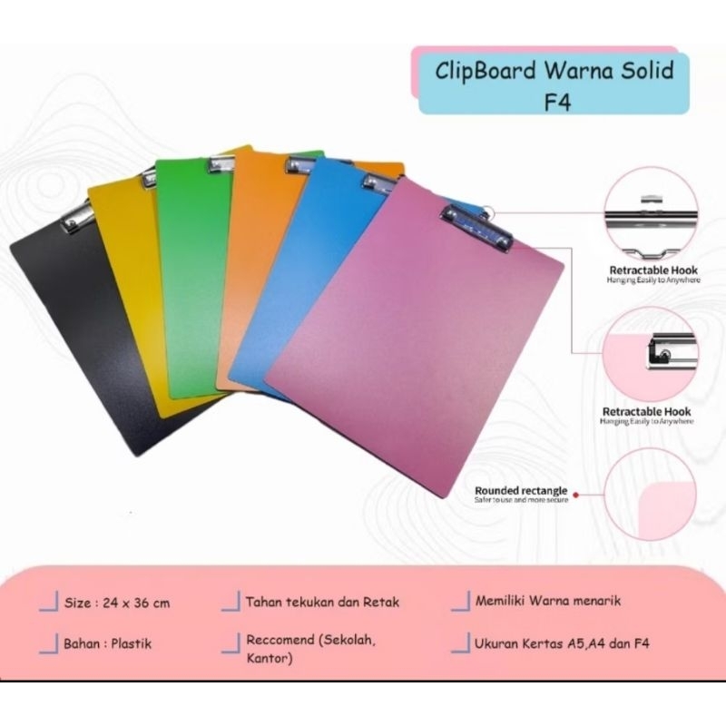 

Papan Jalan /Alas Ujian / Papan Ujian / Clip Board A4