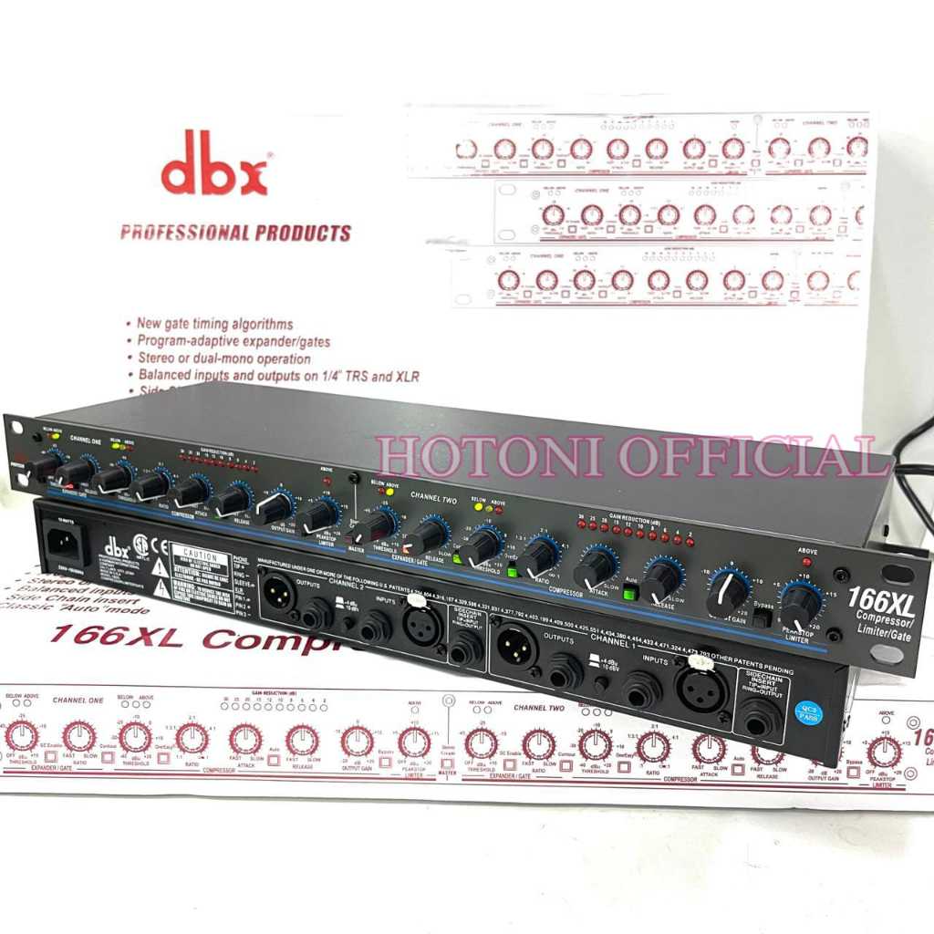 GA - Compressor DBX 166XL Limiter Grade A Compresor dbx166 xl Dbx 166xl ( Bisa COD )