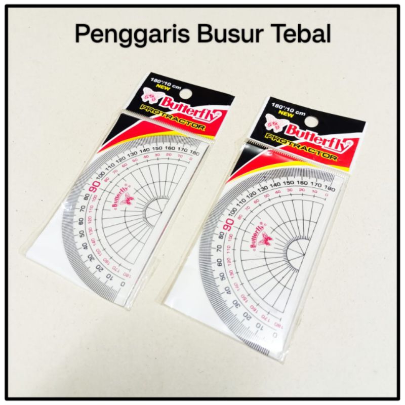 

1 Pcs Penggaris Busur 180 Derajat