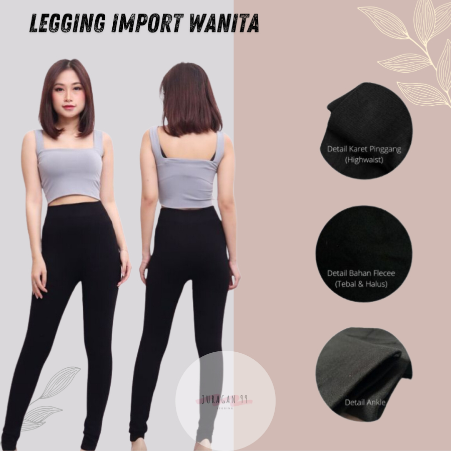 lagging wanita tebal Legging olahraga wanita leging import