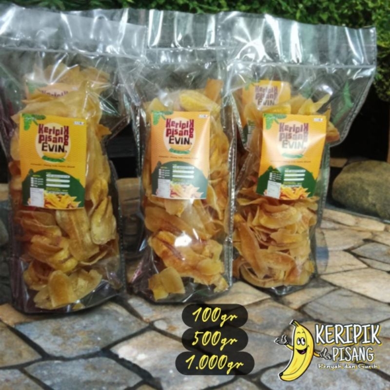 

Kripik Pisang Renyah Manis - Keripik Usus Ayam Gurih Renyah - Camilan Sehat Nikmat Kriuk Favorit