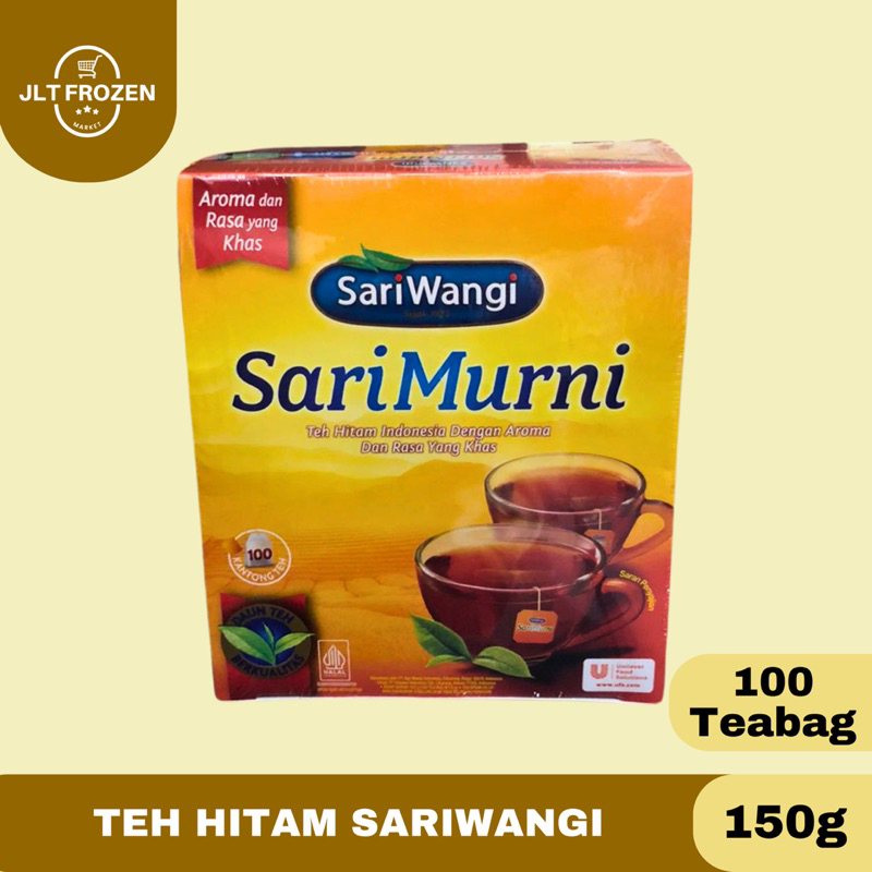 

Teh Hitam / Black Tea Teh Sariwangi Sari Murni isi 100 Teabags - 150g