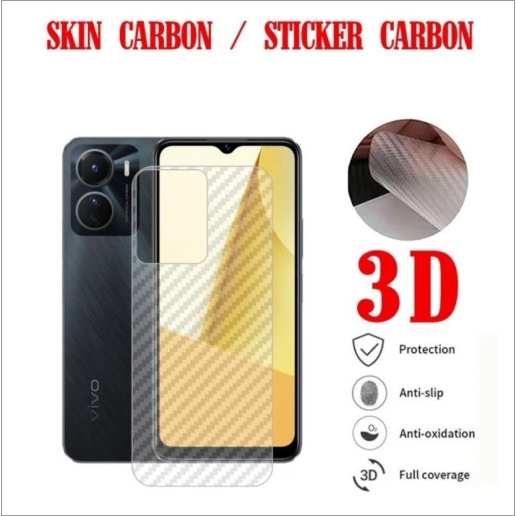 Skin Carbon Infinix Hot 9 Hot 9 Play Smart 4 Smart 5 Hot 11 Hot 11S Note 40 Note 40 Pro Anti Gores B