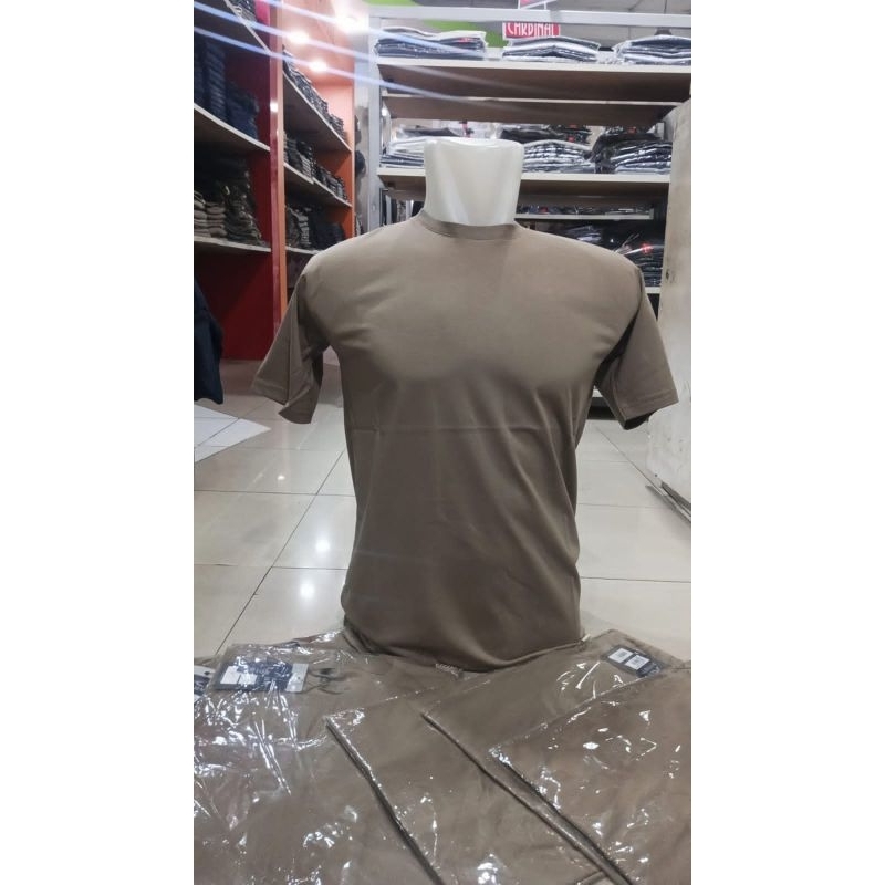 Baju Kaos ROLUN Polos Pria Wanita Lengan Pendek