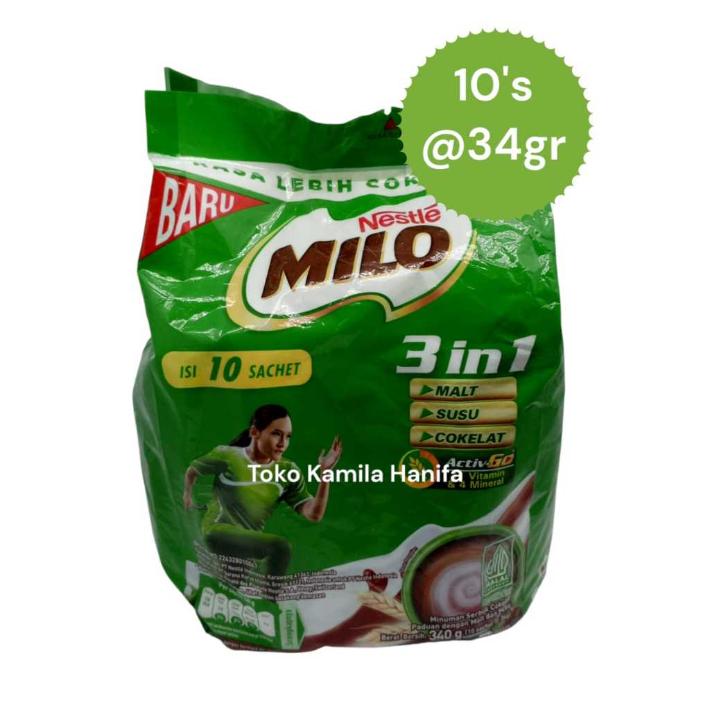

Milo Healthy Drink Polybag Activ-Go 10 x 34gr Expired Januari 2025