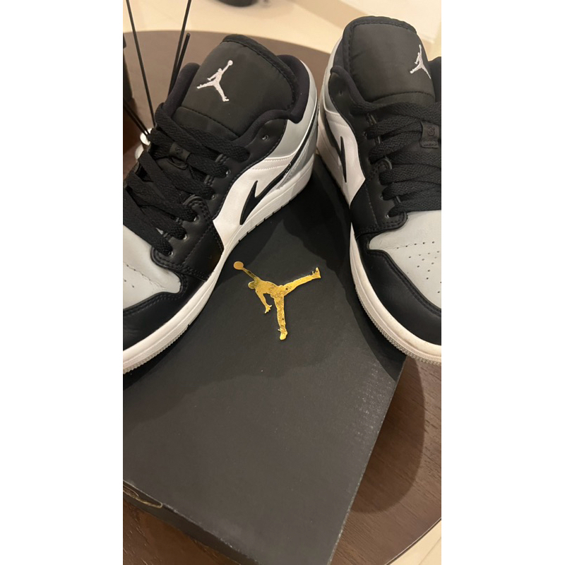 Nike Air Jordan 1 Low Smoke Grey Black White 41